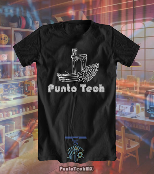 Playera "PuntoTechMX - Geometría Futurista"