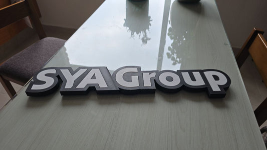 Letreros LED Personalizables Impresos en 3D